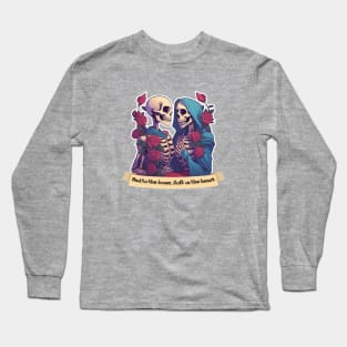 Bad to the Bone but Soft in the heart Long Sleeve T-Shirt